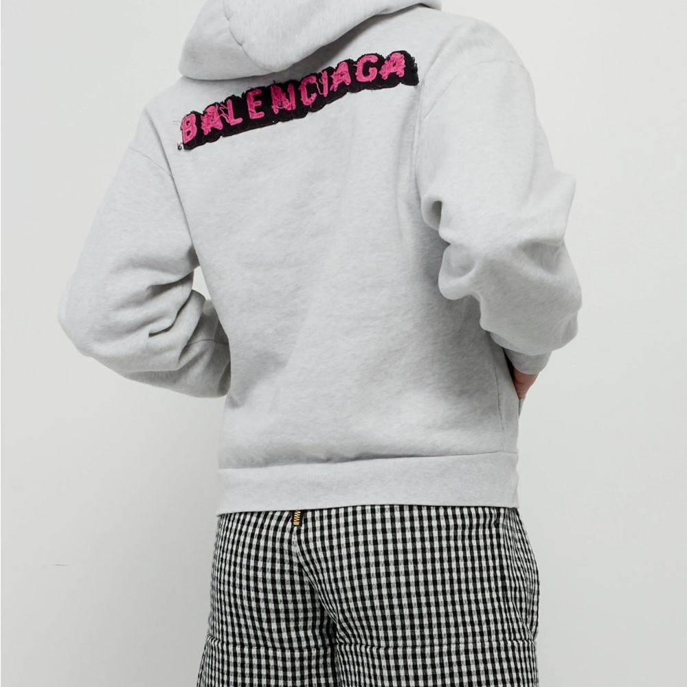 Balenciaga Light Gray Hoodie